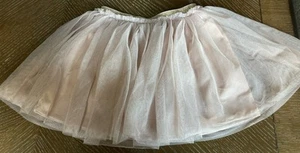 Tucker & Tate Rose Gold Pink Tulle Mesh Skirt Size 4 - Picture 1 of 4