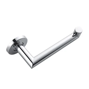 Stainless Steel Single Roll Tissue Holder Wall Mounted Toilet Paper Holder - Picture 1 of 8
