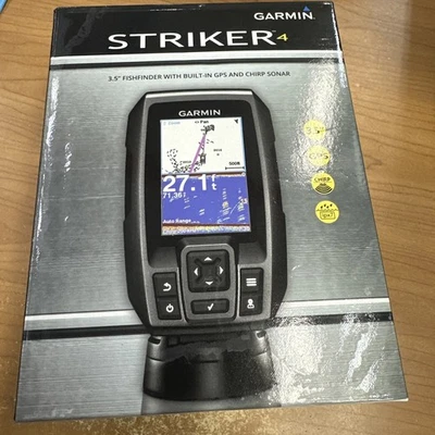 NIB Garmin Striker 4 3.5" Fishfinder 010-01550-00 Built In GPS & Chirp Sonar - Image 1 of 2