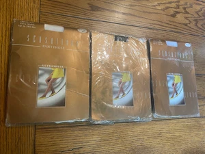 3 Pantimedias Ultra Transparentes Vintage Sensations TALLA REINA EXTRA ANCHO NEGRO/BLANCO - Imagen 1 de 9