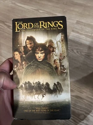 Lord Of The Rings: The Fellowship Of The Ring Warner Video Sealed VHS Tape 2002 - Image 1 of 3