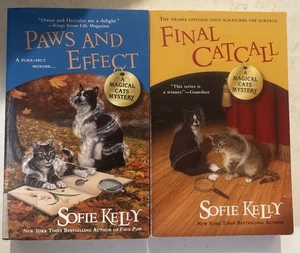 SOFIE KELLY - Lot of 2 Magical Cats Mystery PB Cozy Books - Picture 1 of 4