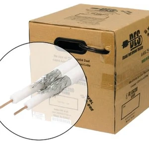 RG6 Dual Cable, UL, CCS - 500ft - Dish Approved (S6DCCS3GWHT) - WHITE - Picture 1 of 1