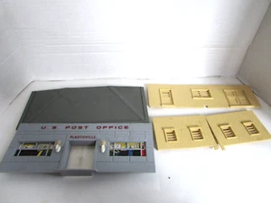 Vtg Bachmann Plasticville U.S. Post Office Incomplete Grey Roof 0-027 M34 - Picture 1 of 2