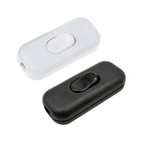Table Desk Light Bed Lamp Cord In-line ON/OFF Rocker Switch 110-250V Push Button - Picture 1 of 12