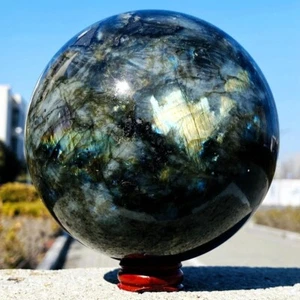 5 Pfund natürliche wunderschöne Labrador Kugel Quarz Kristall Stein Probe Heilung - Bild 1 von 17