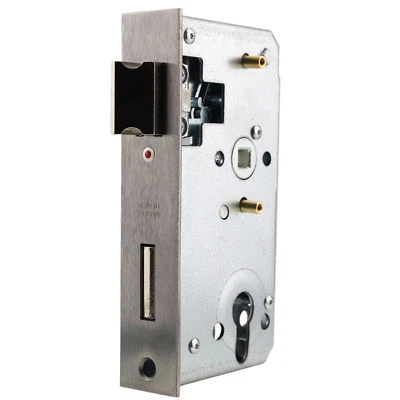 Ersatzschloss PZW 60/72/8 mit Edelstahlstulpe 33x165 für 40mm Rohr Bever 460PE