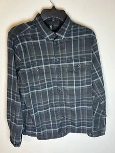Mountain Hardwear Voyager One Button Shirt Size Sm Plaid Stretch Outdoor OM7999 - Picture 1 of 8