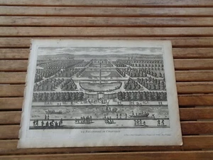 Gravur Fasanderie 2 des Schlosses CHANTILLY von Perelle Langlois 1675 - Bild 1 von 1