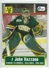 2008-09 Vermont Catamounts John Vazzone (goalie)