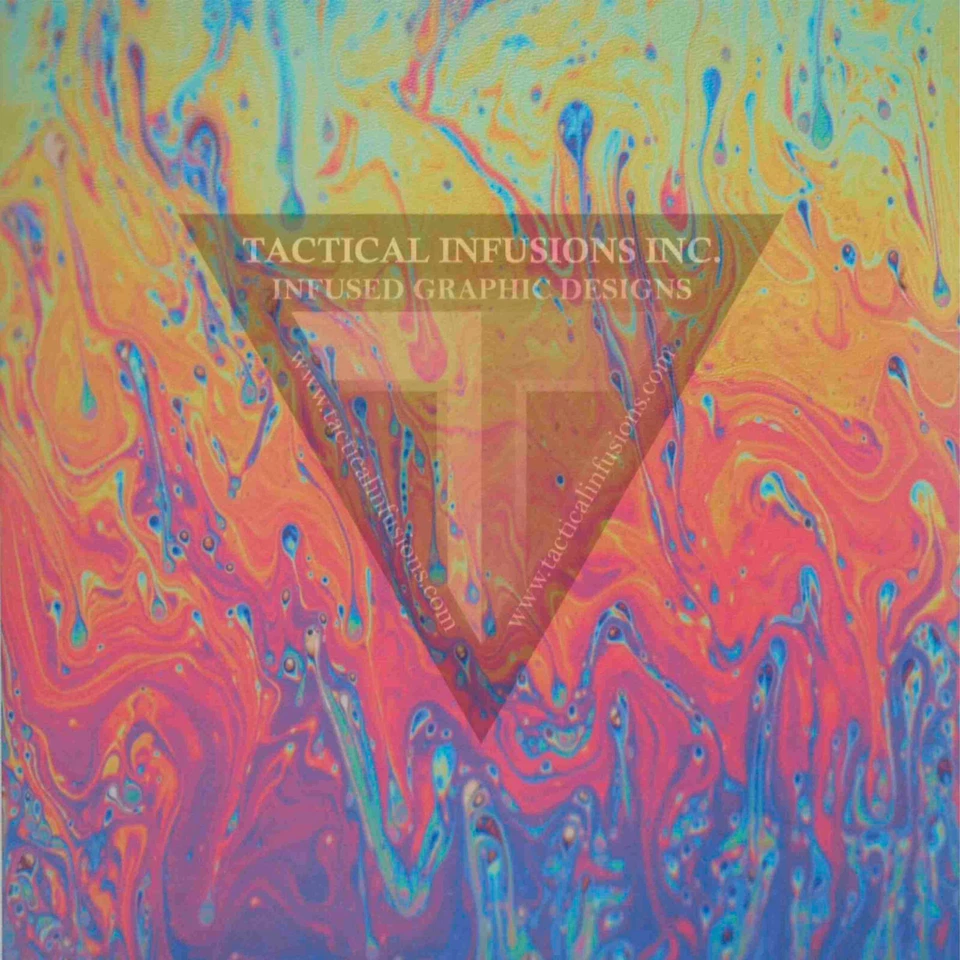 Kydex Liquid Texture Psychedelic 11 7/8" x 7 7/8"  Foto 1 de 1