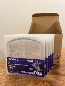 5mal SONY PFD-23AX  XDCAM Professional Optical Disc 23,3 GB, wieder beschreibbar