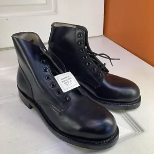 Botas de Combate Vintage Biltrite Negras Militar Ejército Puntera de Acero Para Hombre Talla 4 E 1990 - Imagen 1 de 7