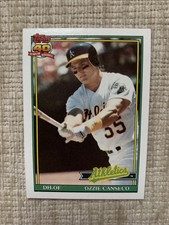 Topps 1991 ERROR 40 Years of Baseball OZZIE CANSECO #162 Rare NM-MN