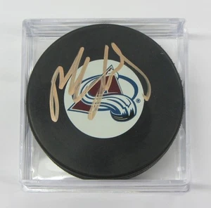 PAUL STASTNY Signed COLORADO AVALANCHE Puck w/COA #2 - Picture 1 of 1