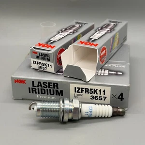 Set of 6 Genuine NGK 3657 Spark Plug Laser Iridium IZFR5K11 - Picture 1 of 1