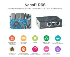 NanoPi R6S + Metal Case - Picture 1 of 9