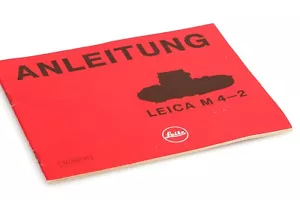 Leica Leitz Bedienungsanleitung für die Leica M4-2 auf Deutsch Version VI / 1978 - Bild 1 von 2