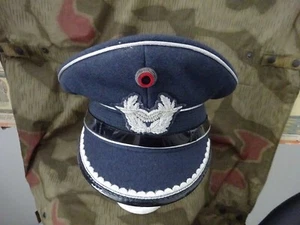 LW-55) Schirmmütze frühe Bundeswehr Luftwaffe Offizier ungetragen Gr.: 56 1969 - Bild 1 von 7