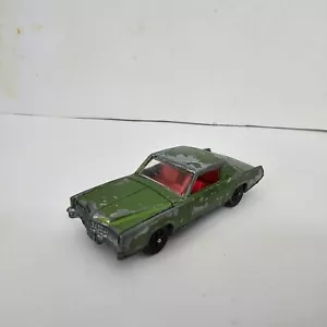 Corgi Juniors No 9B Cadillac Eldorado Metallic Green Black Whizzwheels - Picture 1 of 3