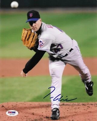 Tom Glavine Signed 8x10 Photo Autographed PSA/DNA COA New York Mets Braves 45 - Image 1 of 2