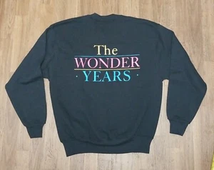 Vintage The Wonder Years Show Sweater Made In USA 1988 Men’s L RARE - Picture 1 of 9
