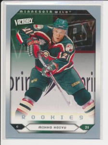 2005-06 UD Victory #300 MIKKO KOIVU - RC Rookie Card - Minnesota Wild