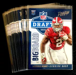 2016 Prestige Football DRAFT BIG BOARD Inserts - Take Your Pick! - Picture 1 of 1