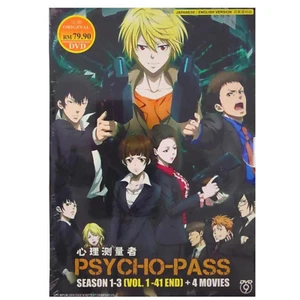 DVD Anime Psycho-Pass Season 1-3 (Vol. 1-41 End) + 4 Movies English Dubbed /Sub - Picture 1 of 10