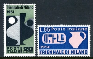 Italien 1951 Expo Mailand Scott #582-83 postfrisch S793 - Bild 1 von 6