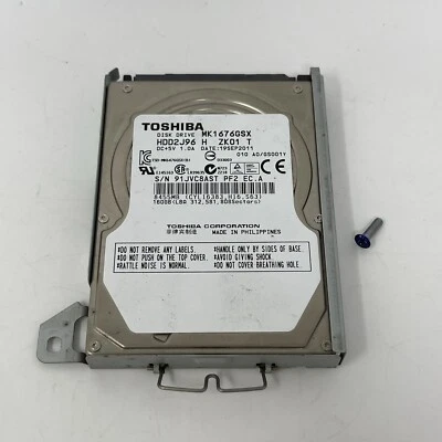 Disco duro de 160 GB con carrito, tornillo para PlayStation 3 Ps3 delgado probado OEM Foto 1 de 4