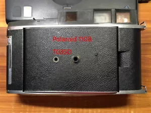 Copertura pelle autoadesiva di ricambio fotocamera Polaroid 110B pretagliata! - Foto 1 di 8