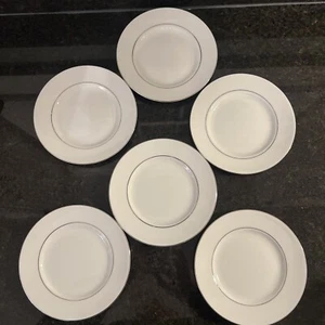 Set Of 6 WEDGWOOD SIGNET PLATINUM BREAD & BUTTER Dessert PLATE 6" - Picture 1 of 5