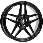 ALLOY WHEEL SPARCO SPARCO RECORD FOR VOLVO XC70 7.5X17 5X108 GLOSS BLACK KFI