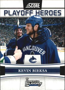 2011-12 (CANUCKS) Score Playoff Heroes #4 Kevin Bieksa