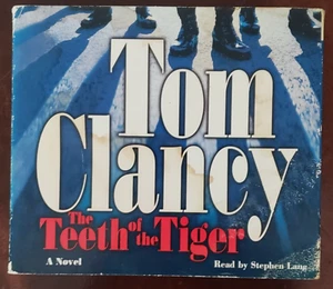 TOM CLANCY~THE TEETH OF THE TIGER~AUDIO BOOK~ 5 CD Set in CASE w/ SLEEVE - Picture 1 of 7