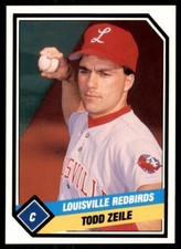 1989 CMC Louisville Red Birds Todd Zeile Louisville Redbirds #13