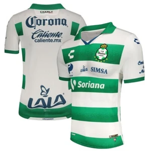 SANTOS LAGUNA HOME 21/22 - FOOTBALL SOCCER - Medium Slim Fit - Picture 1 of 7