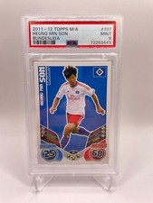 2011-12 Topps Match Attax Bundesliga #107 Heung Min Son Hamburg PSA9 Rookie RC