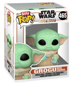 Funko Bitty POP! ■ Grogu with Cookies (Rare) #465 ■ Star Wars Mandalorian ■ 2023 - Picture 1 of 2