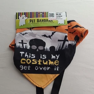Neu This Is My Kostüm Get Over It Haustier Bandana M/L Haustier Halloween Kostüm - Bild 1 von 3