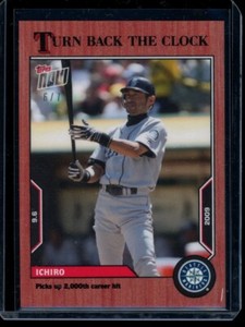 2022 Topps Now Turn Back the Clock #160 Ichiro Suzuki Cherry Parallel #d /7
