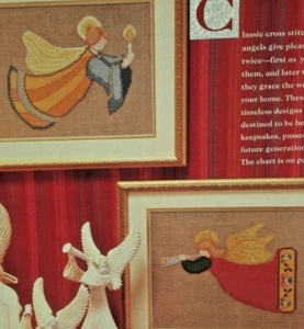 Heirloom Christmas Angels & Ornaments ~ Cross Stitch Pattern ~ Pattern Only - Picture 1 of 6