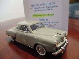 Madison Models 1/43rd scale 1947 Studebaker Champion Alleghany Grey Original Box