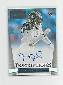 2014 Panini Hot Rookies JANORIS JENKINS Iscrizioni Autografo - Foto 1 di 1