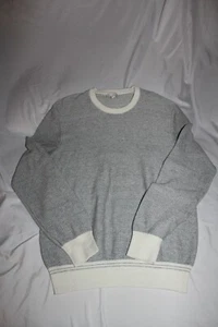 Gap Designed & Crafted Gray 100% Heavy Cotton Knit Sweater Size XL - Picture 1 of 3