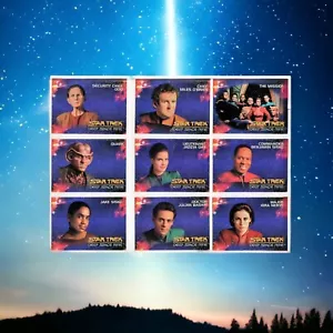 Star Trek Vintage 1993 SkyBox Star Trek Deep Space Nove Set Base di 98 Carte - Foto 1 di 13
