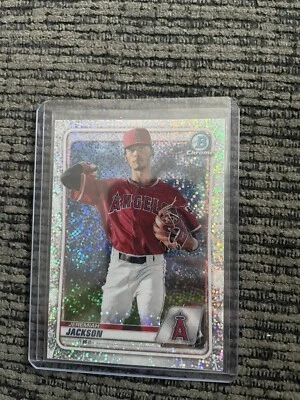 2020 Bowman Draft #BD-169 Jeremiah Jackson Chrome Sparkle Refractor - Image 1 of 2