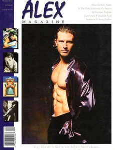 ALEX vintage gay magazine 1998 PREMIERE ISSUE klaus gerhart-ed freeman-swimwear - Picture 1 of 1