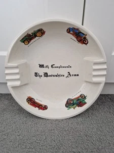Vintage large pub ash tray with compliments the Downshire Arms - Picture 1 of 8